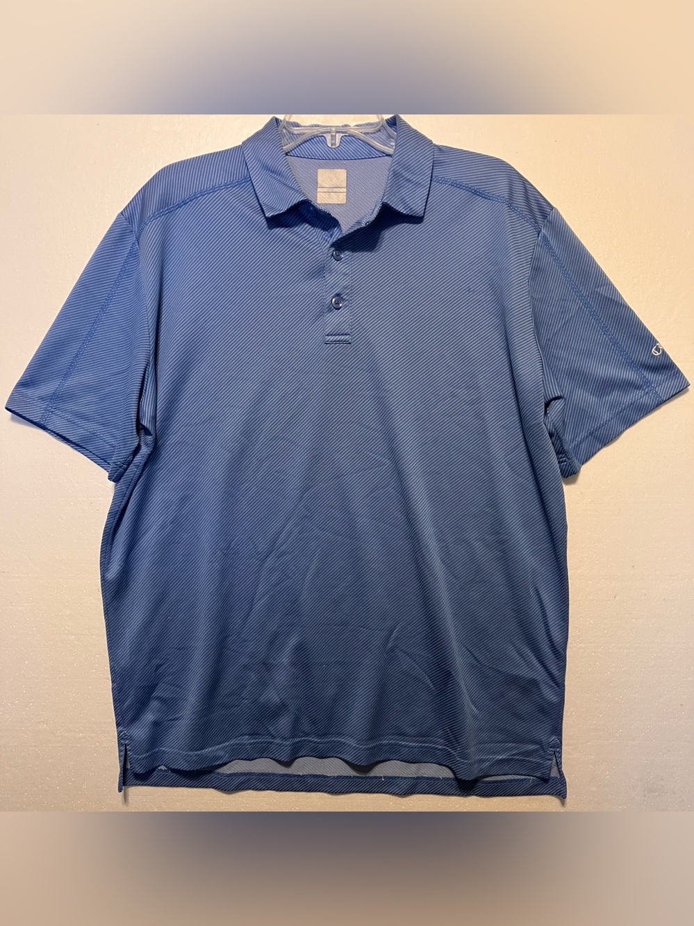 Callaway Men's L Heathered Blue Golf Polo